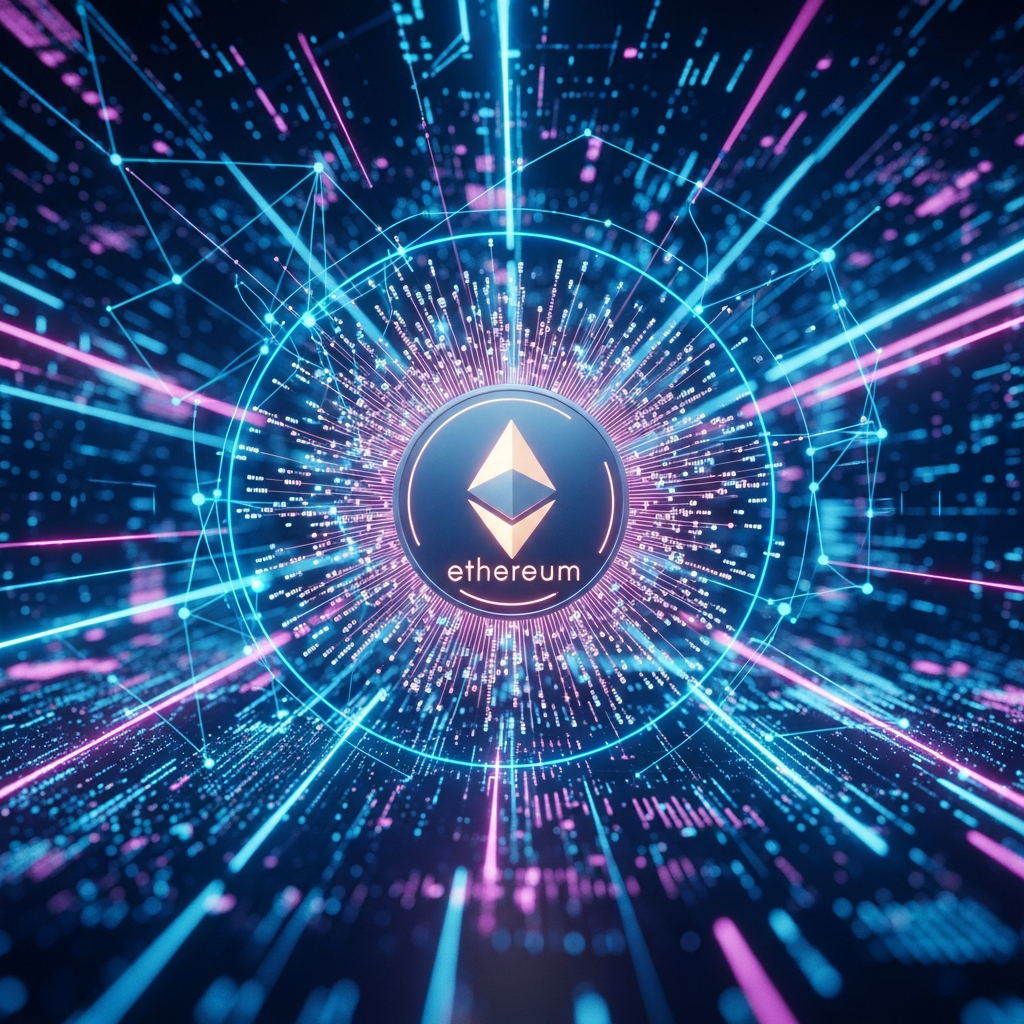 Ethereum coin AI generated